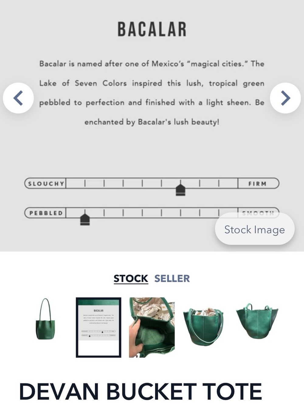 Portland Leather Goods Bacalar “Devan” Bucket Tote Bag (Classic) - Picture 6 of 9